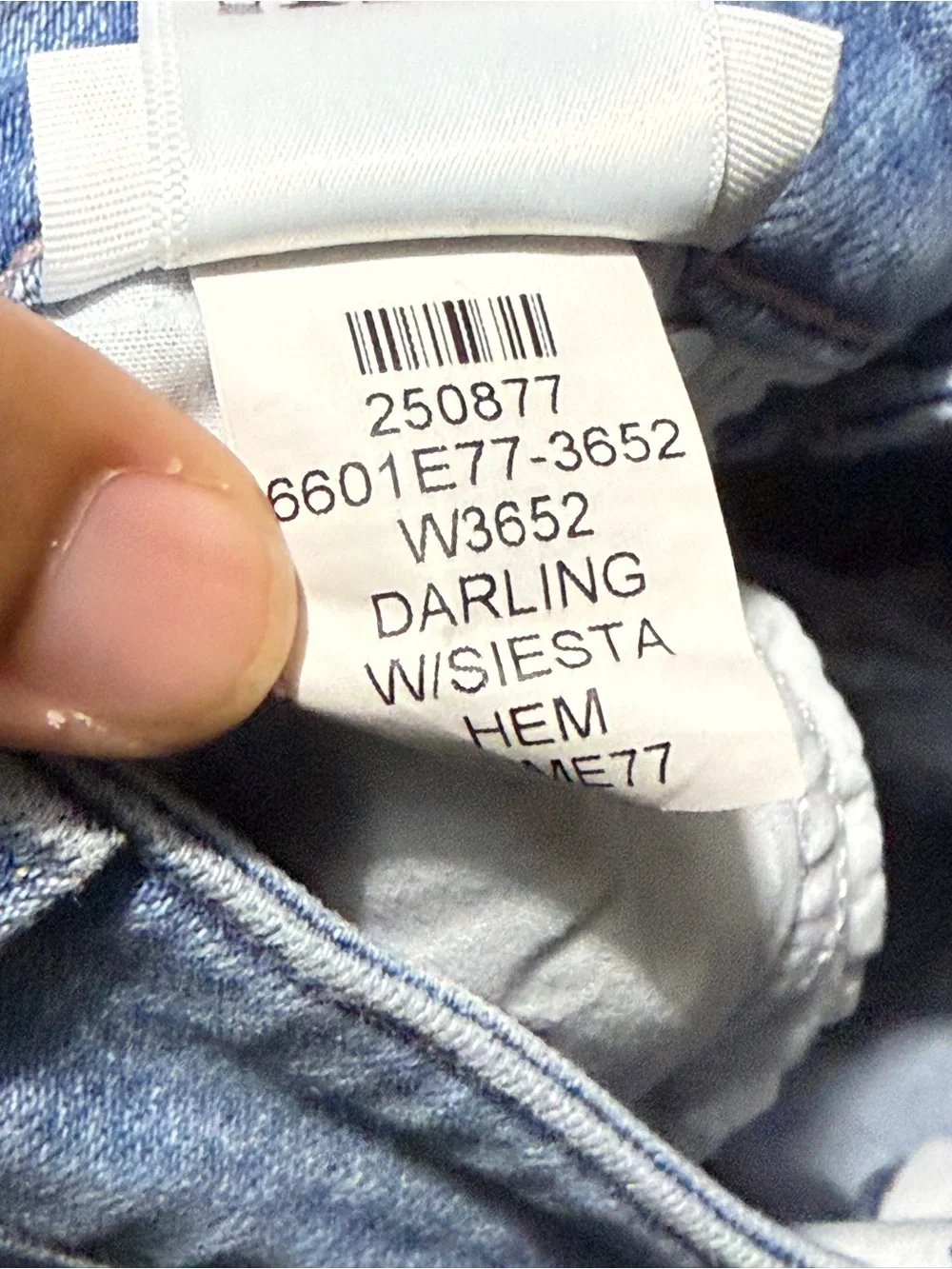 Paige Claudine Bootcut Jeans Women's 27 High Rise in Darling w/Siesta Hem Wash D